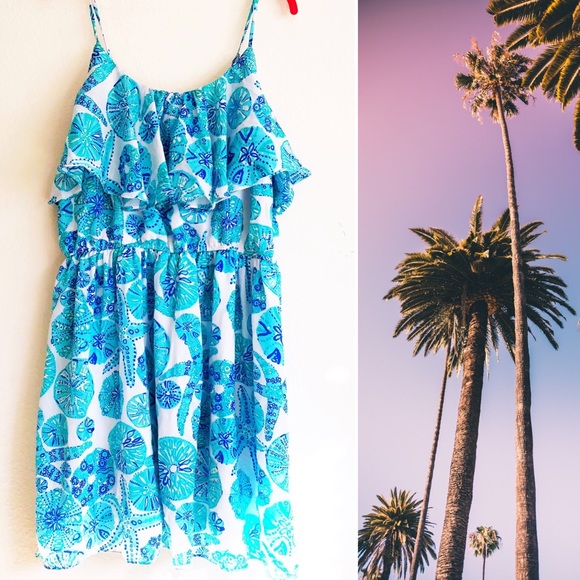 Lilly Pulitzer for Target Dresses & Skirts - Lilly Pulitzer for Target Blue Ruffle Dress